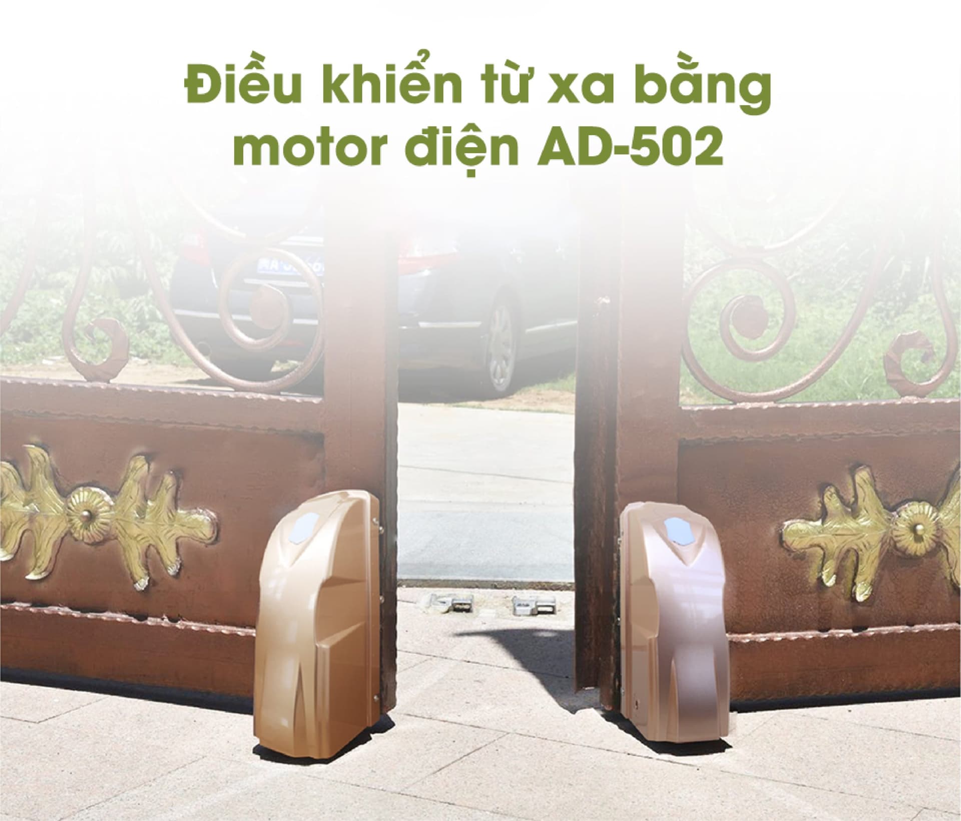 Thiết bị điều khiển cửa từ xa cho cửa 2 cánh AD-502 HomeDash