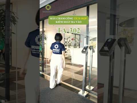 Máy chấm công kiểm soát cửa ra vào 3 tính năng TA-302 HomeDash video