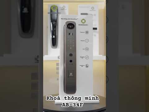 Khoá cửa nhận diện khuôn mặt tích hợp đàm thoại hai chiều AB-34F HomeDash video