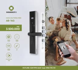 Khoá vân tay điều khiển qua app điện thoại 5 tính năng AB-14G (Copy)
