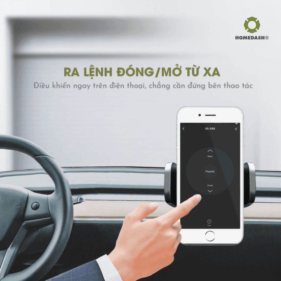 Công tắc cửa cuốn thông minh điều khiển từ xa SS-580